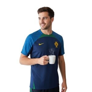 Nike Portugal National Team Dri-FIT Slim Fit Soccer Jersey Men's large  22/23
